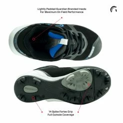 Guardian Baseball Guardian Blaze Hi Rubber Molded Baseball Cleats For Boys Girls (Black/Royal/White) -Jerseys Sales guardian baseball blaze high kids baseball cleats blue pic3