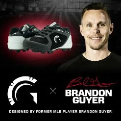 Guardian Baseball Guardian Blaze Boys Girls Little League Low Rubber Baseball Cleats (Black/Grey/White) 16 Guardian Baseball Guardian Blaze Boys Girls Little League Low Rubber Baseball Cleats (Black/Grey/White) -Jerseys Sales guardian baseball blaze low kids baseball cleats black white pic4
