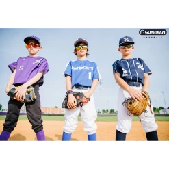 Guardian Baseball Diamond Ray Beams Adult Shield Sunglasses - Comes With Protective Case And Lens Cloth - Adult Unisex - Sports Sunglasses (Navy/Grey/Clear Blue) -Jerseys Sales guardian baseball sunglasses diamond ray lifestyle image