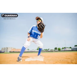 Guardian Baseball Diamond Ray Beams Adult Shield Sunglasses - Comes With Protective Case And Lens Cloth - Adult Unisex - Sports Sunglasses (Navy/Grey/Clear Blue) -Jerseys Sales guardian baseball sunglasses diamond ray navy grey clear blue