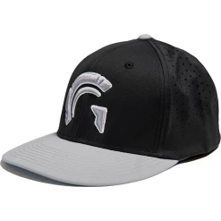 Guardian Baseball HC1 Ultima Grey/White 3-D "G" Black Ventilated Hat W/ Grey Bill L/XL (Black-Grey/Grey-White Logo)