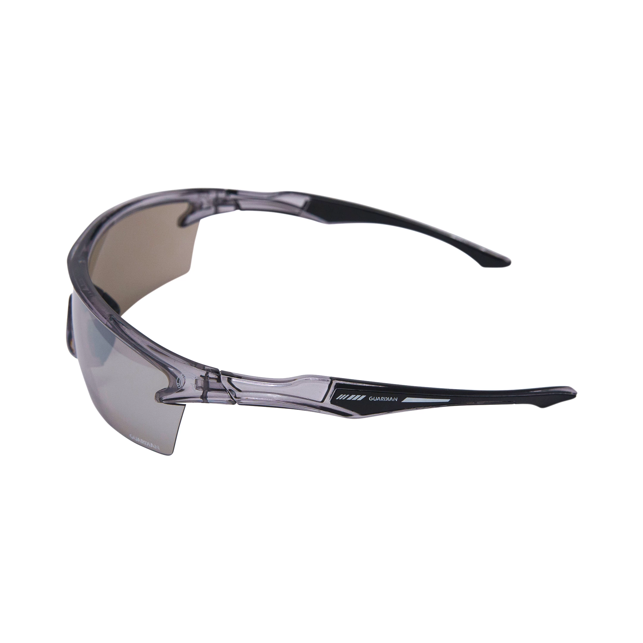 Guardian Baseball Reflector Pro Adult Shield Sunglasses - Comes With Protective Case And Lens Cloth - Adult Unisex - Sports Sunglasses (Grey/Grey) 6 Guardian Baseball Reflector Pro Adult Shield Sunglasses - Comes With Protective Case And Lens Cloth - Adult Unisex - Sports Sunglasses (Grey/Grey) - Image 4