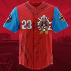 OT Sports Amarillo Sod Poodles Marvel Defenders Of The Diamond Jersey