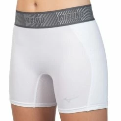 Mizuno Aero Vented Padded Women's Sliding Shorts (White) -Jerseys Sales miz2