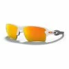 Oakley Flak 2.0 XL Men's Baseball Sunglasses, Polished, Polished (White/Fire Iridium) -Jerseys Sales qw1