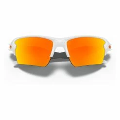 Oakley Flak 2.0 XL Men's Baseball Sunglasses, Polished, Polished (White/Fire Iridium) -Jerseys Sales qw6