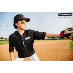 Rawlings Adult Shield Baseball Sunglasses Lightweight Sports Sun Glasses For Running, Softball, Rowing, Cycling (White/Gray) -Jerseys Sales rawlings sunglasses white orange lifestyle image2