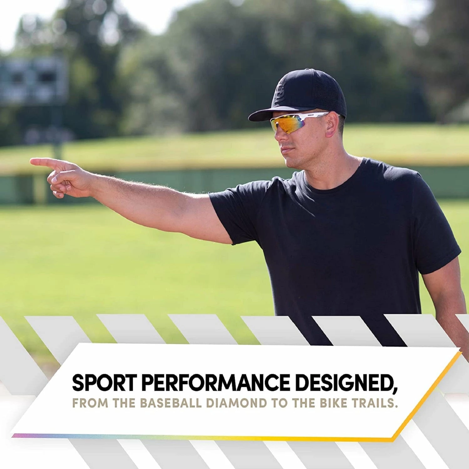 Rawlings Adult Shield Baseball Sunglasses Lightweight Sports Sun Glasses For Running, Softball, Rowing, Cycling (White/Gray) 13 Rawlings Adult Shield Baseball Sunglasses Lightweight Sports Sun Glasses For Running, Softball, Rowing, Cycling (White/Gray) - Image 11