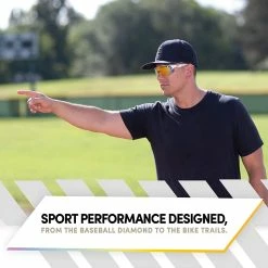 Rawlings Adult Shield Baseball Sunglasses Lightweight Sports Sun Glasses For Running, Softball, Rowing, Cycling (White/Gray) -Jerseys Sales raws 10252451.qts white orange 7 e67b411c efdf 46bc a963 ea9e91ef1f4e