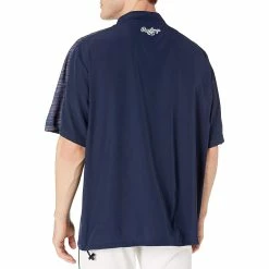 Rawlings Launch Short Sleeve Men's Cage Batting Practice Jacket (Navy) -Jerseys Sales raws lnccjn88 ssjacket navy 1