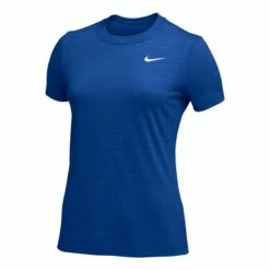 Nike Legend Veneer Women's Dri-Fit Crewneck Fitness T-Shirt Tee (Royal Blue)
