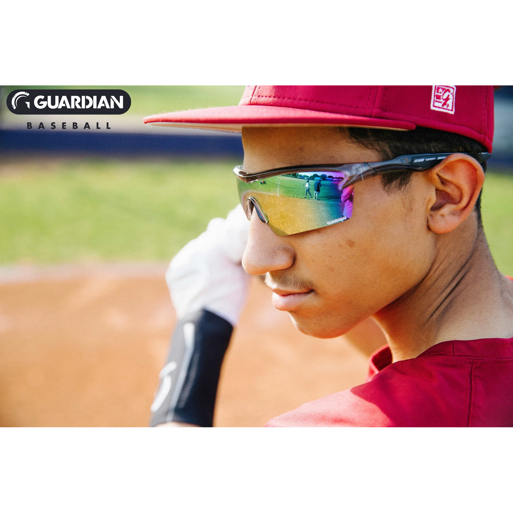 Guardian Baseball Reflector Pro Adult Shield Sunglasses - Comes With Protective Case And Lens Cloth - Adult Unisex - Sports Sunglasses (Grey/Grey) 10 Guardian Baseball Reflector Pro Adult Shield Sunglasses - Comes With Protective Case And Lens Cloth - Adult Unisex - Sports Sunglasses (Grey/Grey) - Image 8
