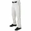 Wilson Men's Adult Baseball Pants Relaxed Fit With Piping (White) -Jerseys Sales whiteblack f1ca82f6 c6f9 4636 a0e6 e563420f0d09